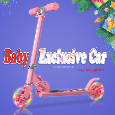 64.5cm Girls Two Wheel Scooter ROHS Aluminum Kick Scooter
