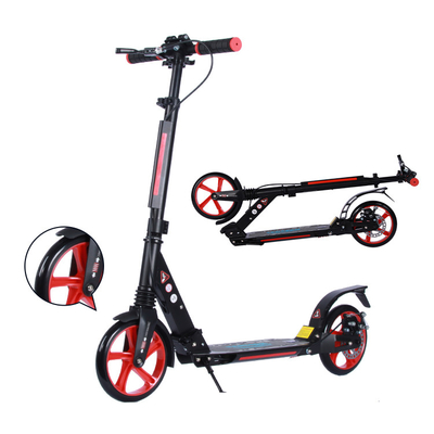 Outdoor 100KGS Disc Brake Scooters 1040mm Foot Pedal Scooter