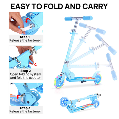 Smooth Max Load 110Ibs Kid Two Wheel Kick Scooter Wear Resisting