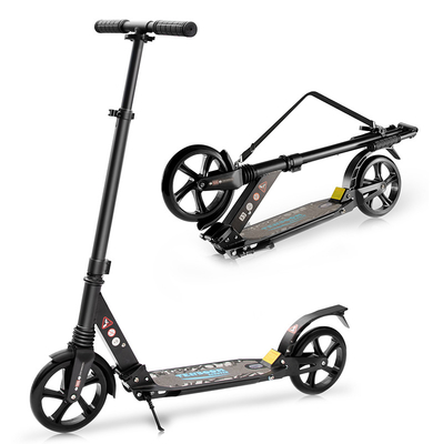 Adults 2 Wheel Kick Scooter Skate Board Scooter Wear Resistant